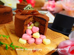 ✿サプライズ☆チョコレートケーキ✿