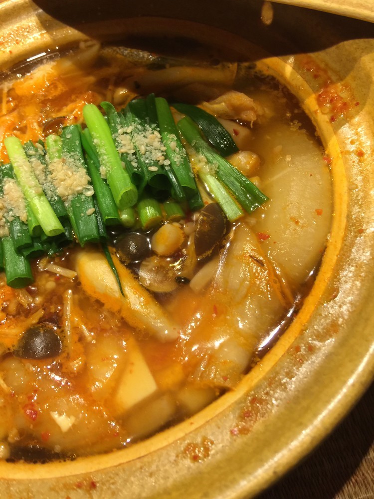 真鱈とキノコとお豆腐の熱辛旨鍋の画像