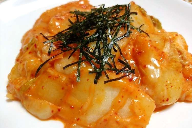 フライパンで餅キムチーズ レシピ 作り方 By もへほっぺ クックパッド 簡単おいしいみんなのレシピが352万品