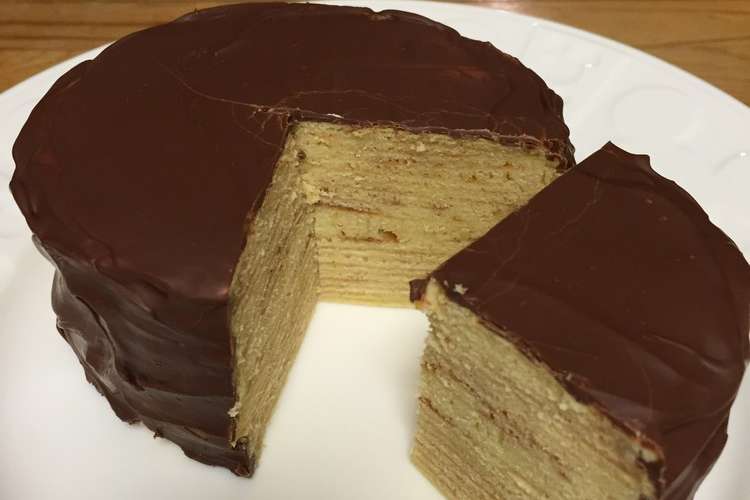 チョコレートバウムクーヘン レシピ 作り方 By クック5ceux9 クックパッド