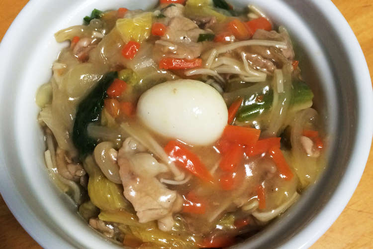 野菜たっぷり中華丼 うずらの卵が美味い レシピ 作り方 By ｉmａ３ クックパッド 簡単おいしいみんなのレシピが359万品