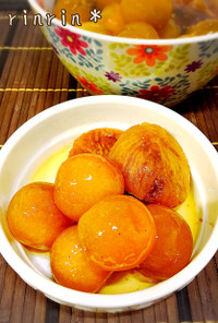 金柑とイチジクの甘露煮