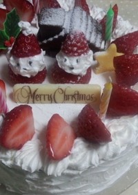 クリスマス　ショートケーキ