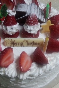 クリスマス　ショートケーキ