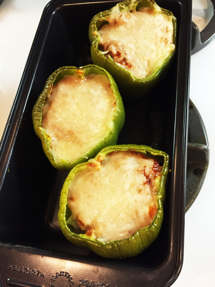 ターキータコスのピーマン詰めのレシピ