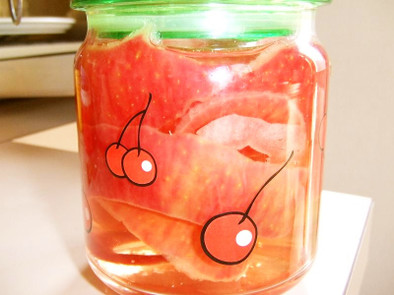 自家製りんご酢の写真