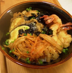 タレがおいしい 天丼