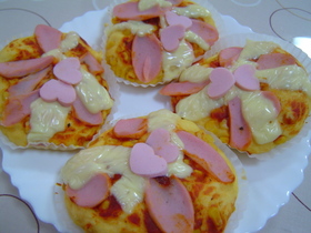 ホットケーキミックスでビックリピザ☆