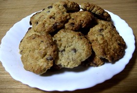 ざっくりさくさくオートミールクッキー