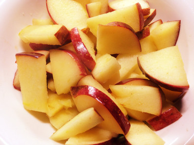アップルパイのりんごの写真