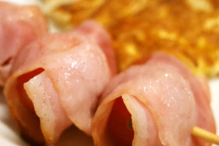 簡単 上海の味 ミニトマトベーコン巻き レシピ 作り方 By クックdad クックパッド 簡単おいしいみんなのレシピが349万品