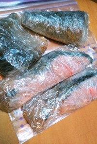焼き魚の冷凍保存