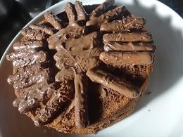 ガーナチョコのケーキの画像
