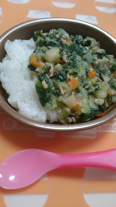 離乳食完了期☆野菜たっぷり中華丼の写真