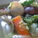春野菜とあさりのバジルスープ