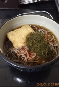 メカブ蕎麦