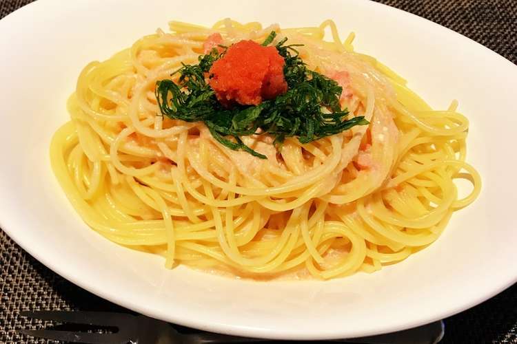 材料5つ 簡単絶品豆乳明太クリームパスタ レシピ 作り方 By 風花りん クックパッド