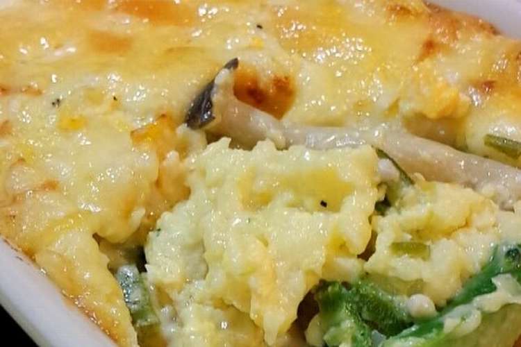 とろろ芋と野菜のこんがりチーズとろろ焼き レシピ 作り方 By Horikamaro クックパッド