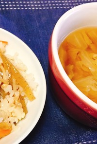 #ぽかぽか温まる白菜のスープ