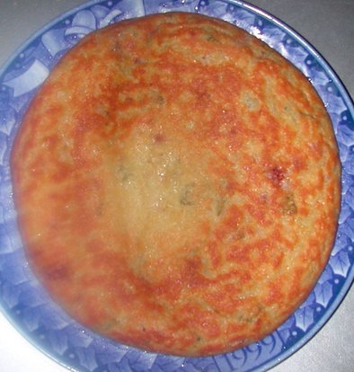 ローズゼラニウム＆いちご＆豆腐のケーキの写真