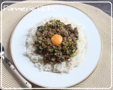 【農家のレシピ】小松菜のドライカレーの写真