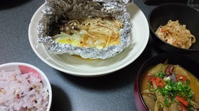 今が旬!鱈ときのこの【簡単】ホイル焼き