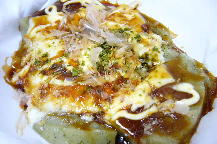 レンジで簡単 お好み焼き風もちチーズ レシピ 作り方 By ストロベリージャム クックパッド 簡単おいしいみんなのレシピが352万品