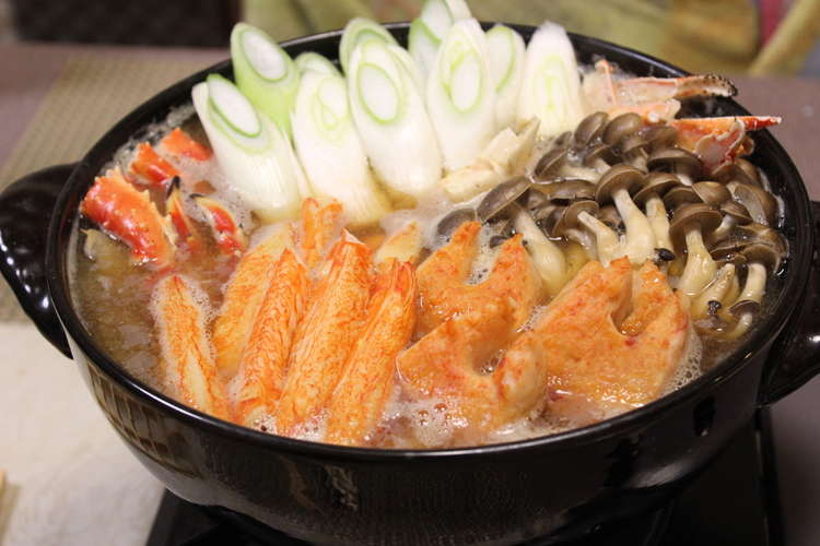 甘エビの頭と殻のお出汁でカニ鍋 レシピ 作り方 By とまとママ クックパッド
