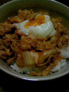 豚キムチ丼