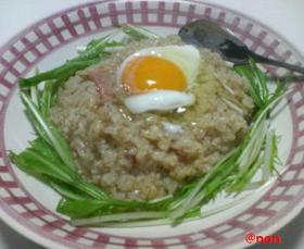 ♥にんにくとベーコンのチーズリゾット♥