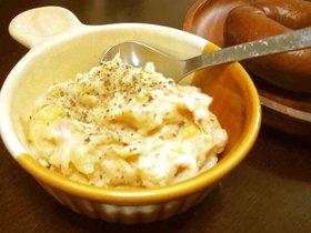 簡単♪にんにく風味のツナマッシュポテト