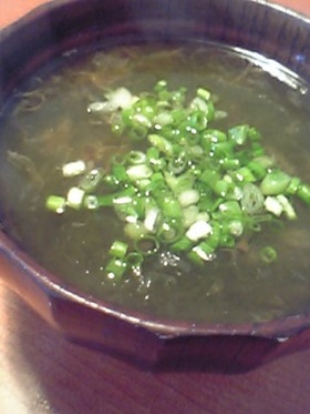 すぐに完成♪とろろ昆布のお吸い物