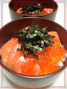 北海道の海鮮親子丼☆