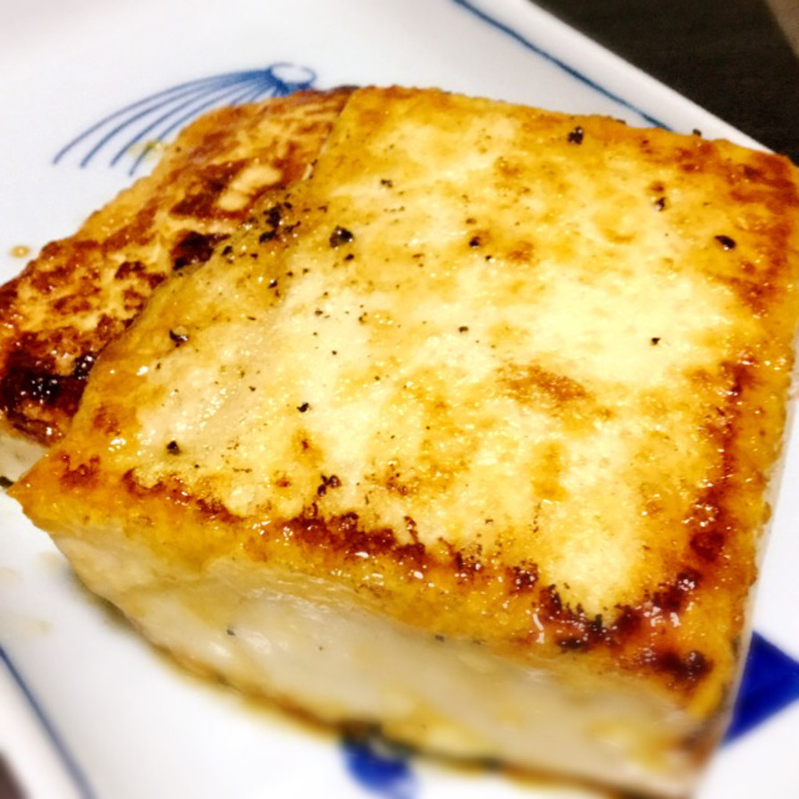 めんつゆでガーリック豆腐ステーキの画像
