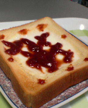 卵白トースト～チリソース風味～の画像