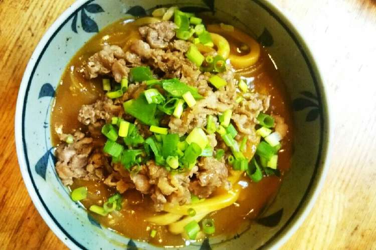 牛しぐれ乗せ煮込みカレーうどん レシピ 作り方 By Kunkun1978 クックパッド
