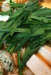 キムチ鍋にピッタリ餃子風肉団子