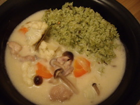 クリーミー!バジルご飯