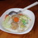 豆腐団子の豆乳スープ