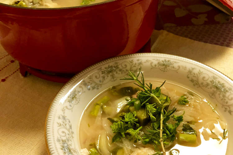 トルコ風ヨーグルトスープ 菜の花ヤリイカ レシピ 作り方 By ゆりーずきっちん クックパッド 簡単おいしいみんなのレシピが356万品