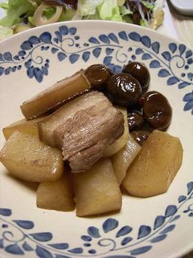 豚肉と甘栗のピリから煮