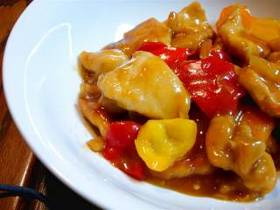 鶏むね肉甘酢炒め