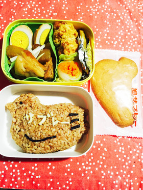 簡単!キャラ弁!お菓子の鳩サブレーお弁当
