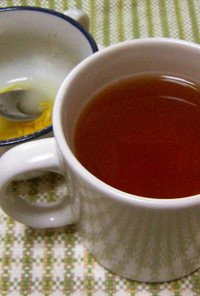 温まる ゆず紅茶♪
