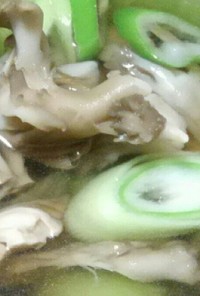 【糖質制限】チンゲンサイと舞茸のスープ