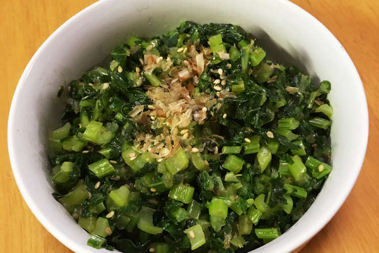 かぶの葉大量消費 常備菜 レシピ 作り方 By お月 クックパッド 簡単おいしいみんなのレシピが370万品