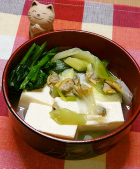あさり豆腐