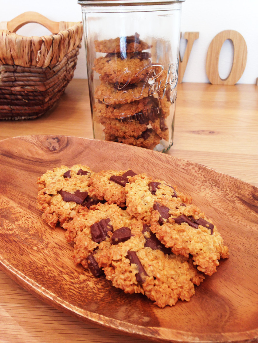 オートミールクランベリーホワイトチョコレートチャンククッキーのレシピ