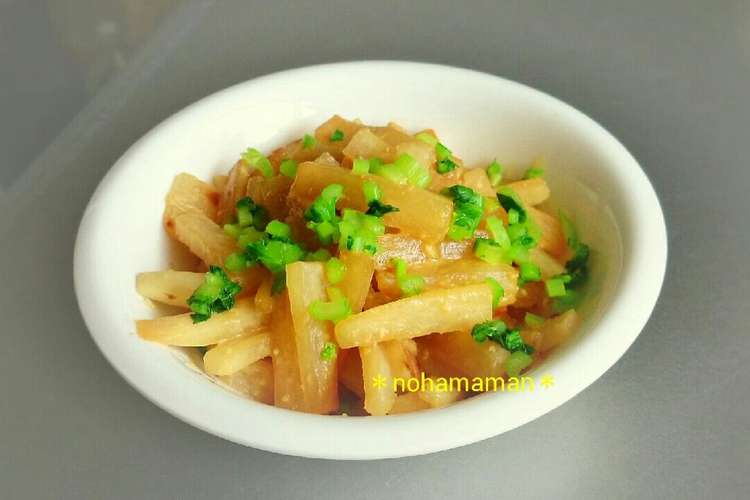 大量消費 大根の味噌バター炒め レシピ 作り方 By のはままん クックパッド 簡単おいしいみんなのレシピが352万品