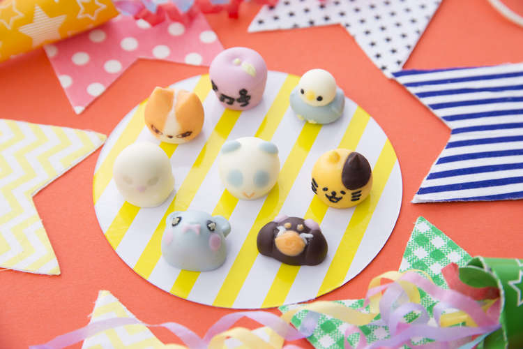 バレンタイン カラフルキャラチョコ レシピ 作り方 By りぼん編集部 クックパッド